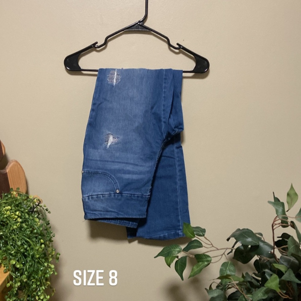 high rise jeans